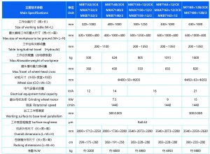 Table surface machines factory supply hydraulic for grinding metal